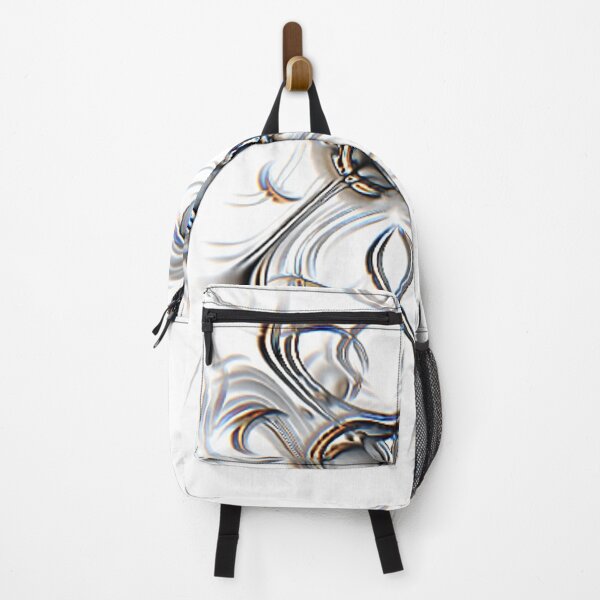 Item preview, Metallic digital abstract shape grey and white designed and sold by Vesna7791.