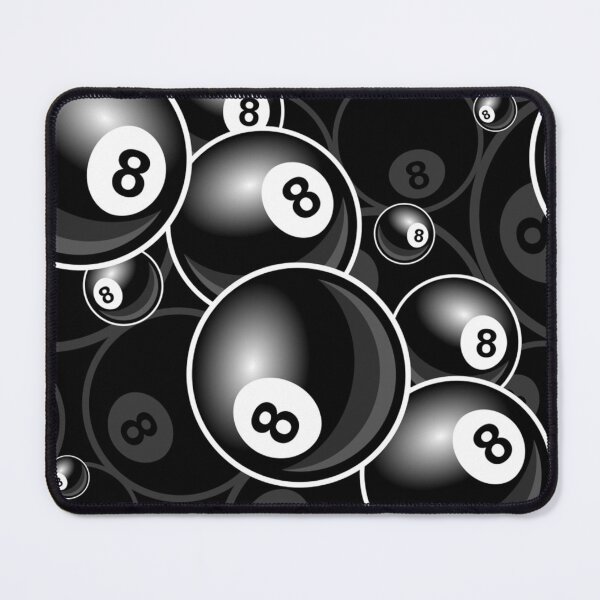 Item preview, Billiards Black 8 Ball 8-Ball black and white Snooker Pool designed and sold by Draculaura2009.