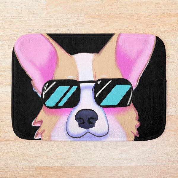 Aperçu de l'œuvre Cool Corgi créée et vendue par Corgitude Stickers.