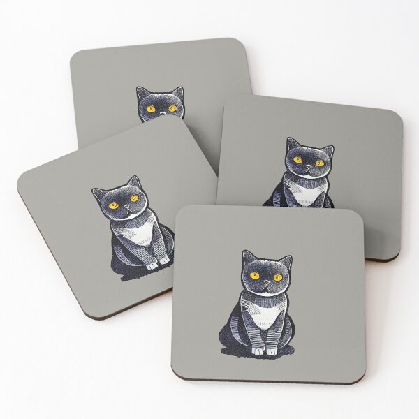 Item preview, British shorthair cat art 18 designed and sold by Catator.
