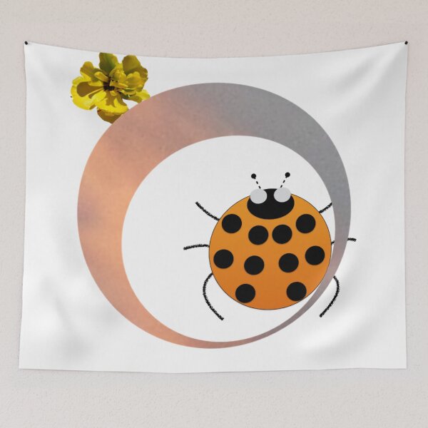 Item preview, For Nature Lovers - Flower and a Ladybug  designed and sold by MulesParty.