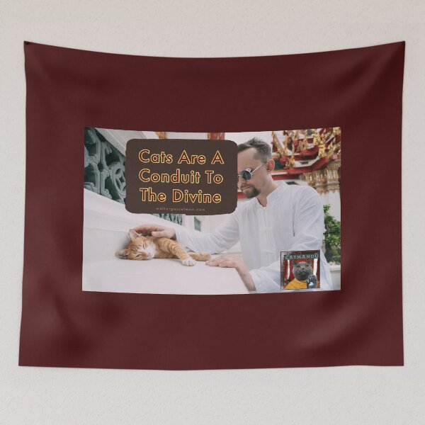 Item preview, Catmandu - Cats Are A Conduit To The Divine designed and sold by Walter G. Esselman.