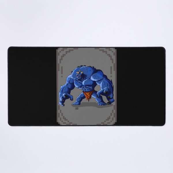 Item preview, Blue pixel orc designed and sold by AnaArtes22.
