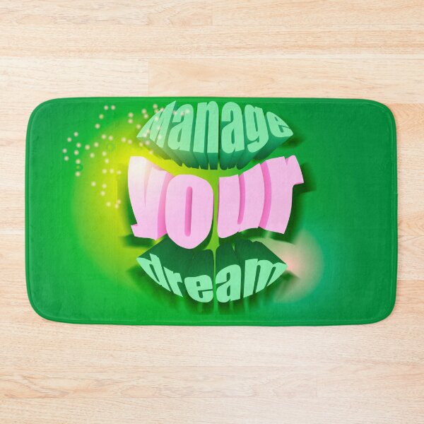 Item preview, lettering manage your dreams designed and sold by Zhanna Lenivaya.