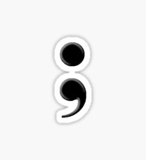 Semicolon Sticker