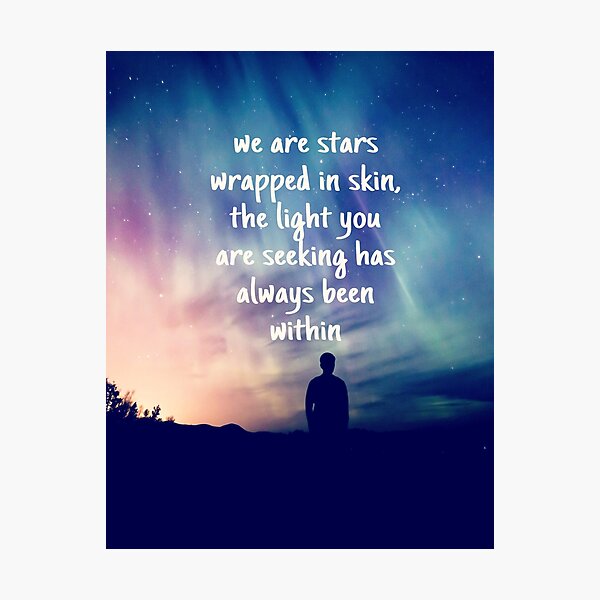 Stars Wrapped Photographic Print