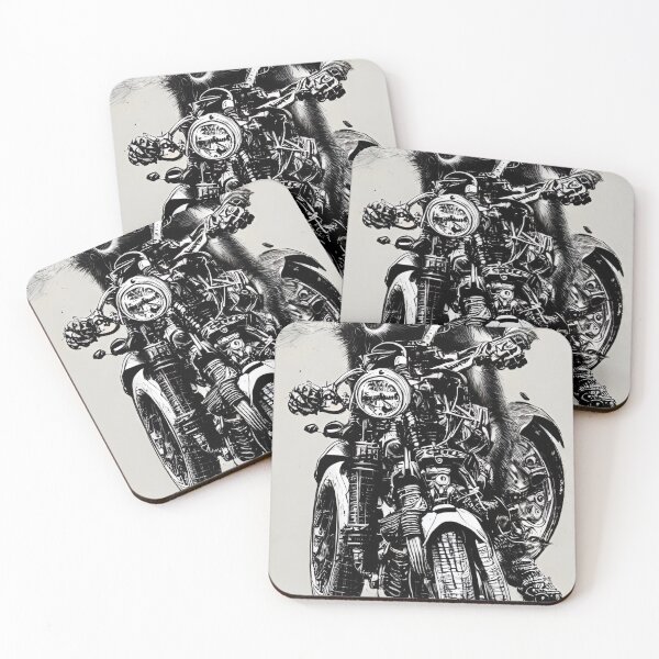 Item preview, Motorcycle monkeys  designed and sold by BryanWhipple.