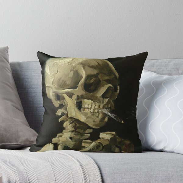 Item preview, Van Gogh | Head of a Skeleton with a Burning Cigarette designed and sold by BossyCatHome.
