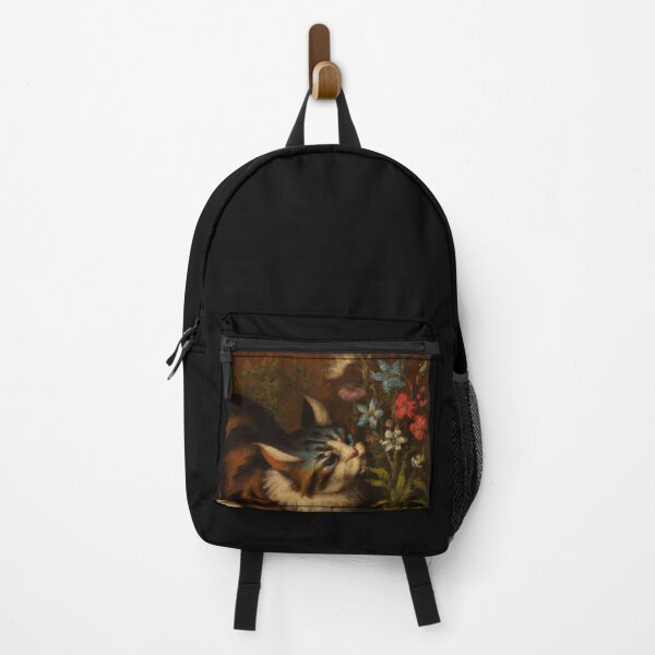 Item preview, Iris the Cat, smelling the flowers (Baroque) designed and sold by thecatandkettle.