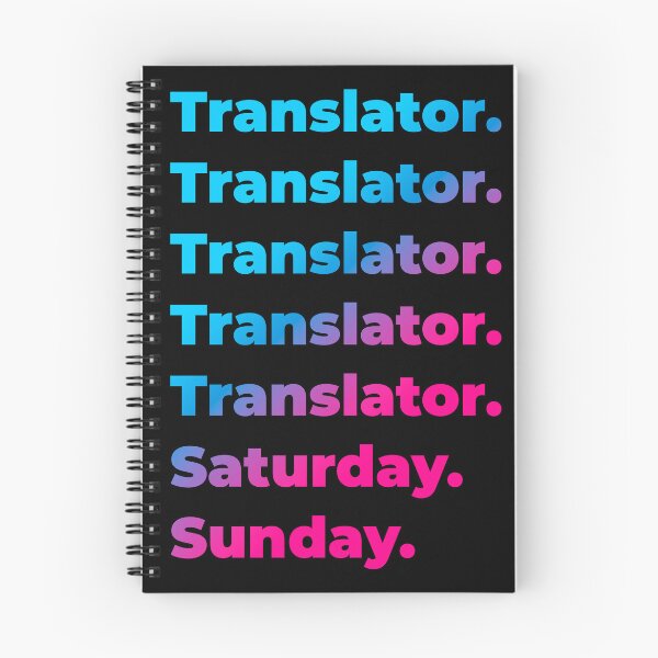 Item preview, Translator. Saturday. Sunday. designed and sold by SVPOD.