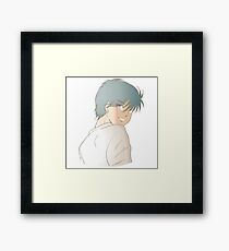Anime boy Framed Print