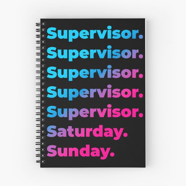Item preview, Supervisor. Saturday. Sunday. designed and sold by SVPOD.