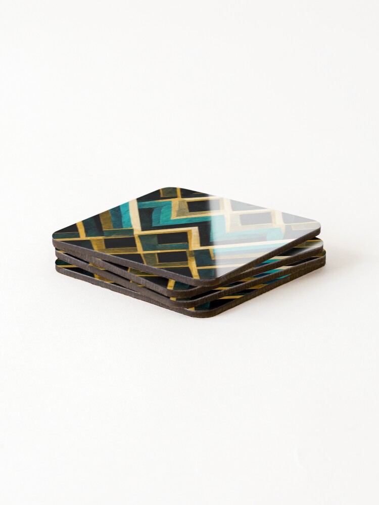 Thumbnail 4 of 5, Coasters (Set of 4), pattern designed and sold by Scionic.