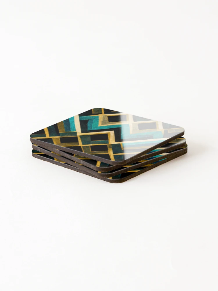 Thumbnail 4 of 5, Coasters (Set of 4), pattern designed and sold by Scionic.