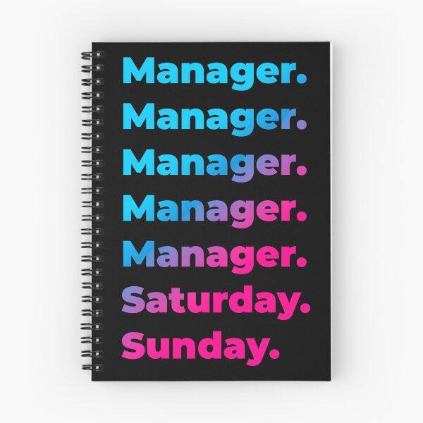 Item preview, Manager. Saturday. Sunday. designed and sold by SVPOD.