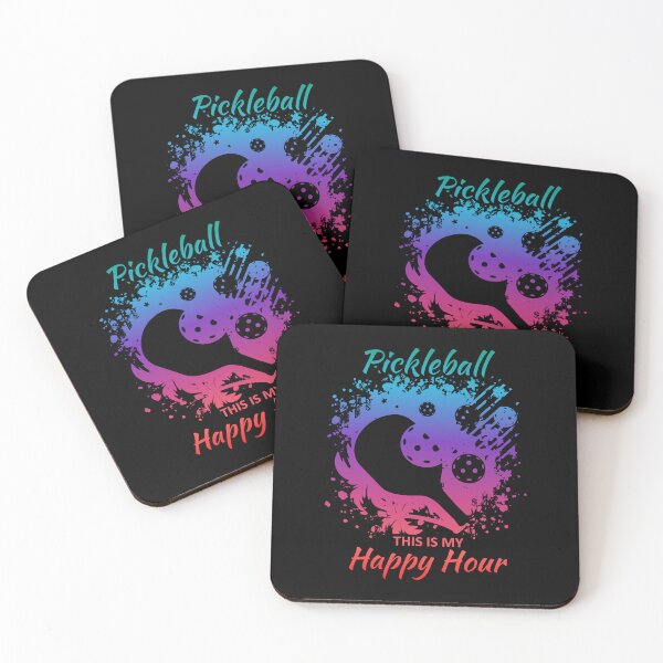 Item preview, This is my Happy Hour Pickleball - Funny Pickleball Quote designed and sold by WisdomInspired.