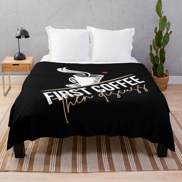Item preview, First Coffee Then Discuss designed and sold by Shirtinho Store.