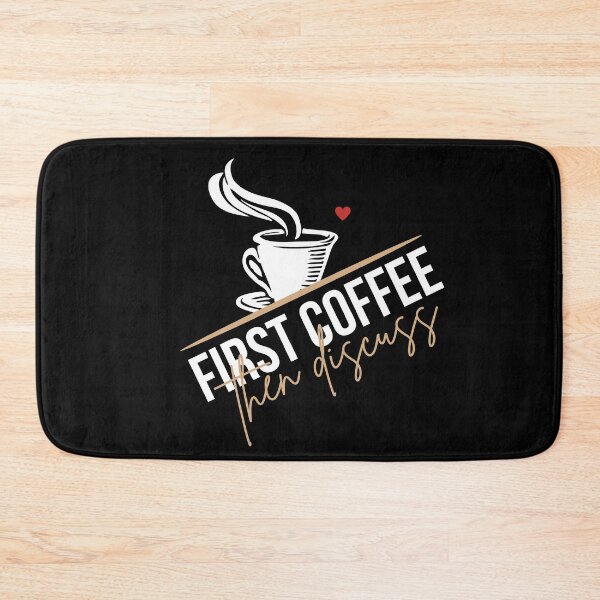 Item preview, First Coffee Then Discuss designed and sold by Shirtinho Store.