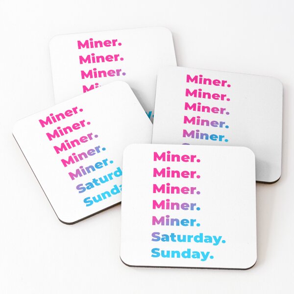 Item preview, Miner work week designed and sold by SVPOD.