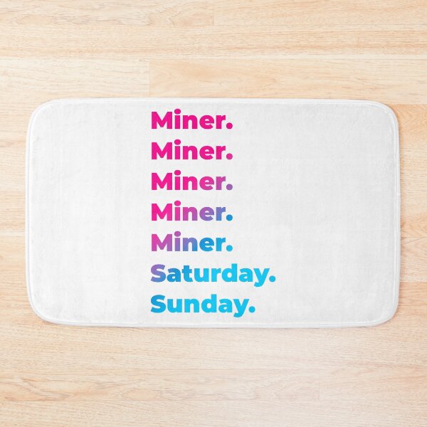 Item preview, Miner work week designed and sold by SVPOD.