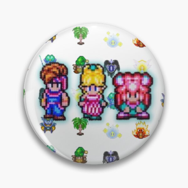 Item preview, Secret Of Mana Magic Sprites pattern with Characters designed and sold by SillyFun.
