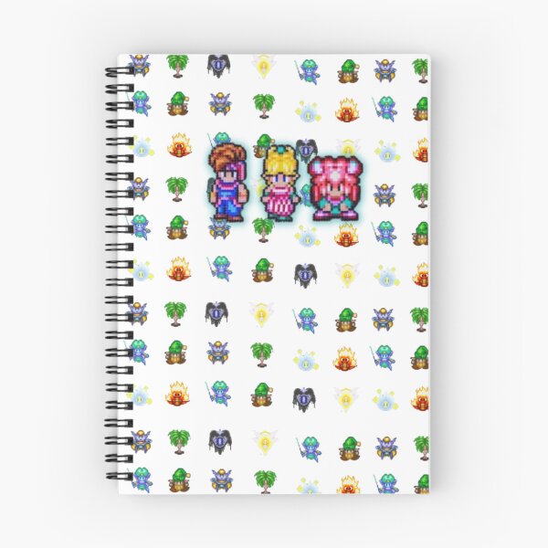 Item preview, Secret Of Mana Magic Sprites pattern with Characters designed and sold by SillyFun.