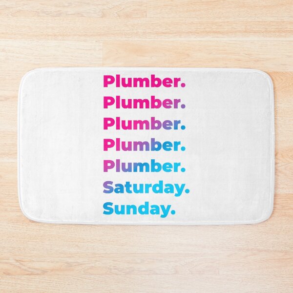 Item preview, Plumber work week designed and sold by SVPOD.