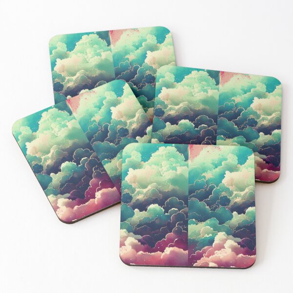 Item preview, Sunset afther a Storm Moody Clouds Fluffy Clouds designed and sold by SusanaDesigns.