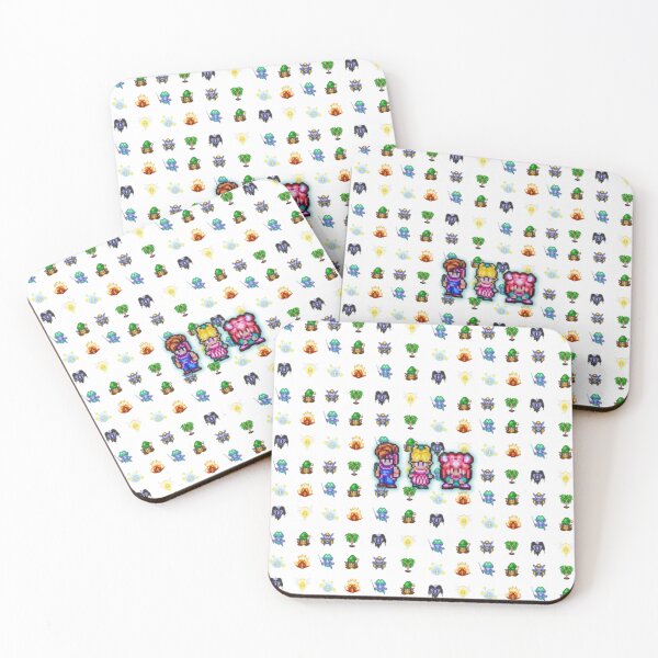 Item preview, Secret Of Mana Magic Sprites pattern with Characters designed and sold by SillyFun.
