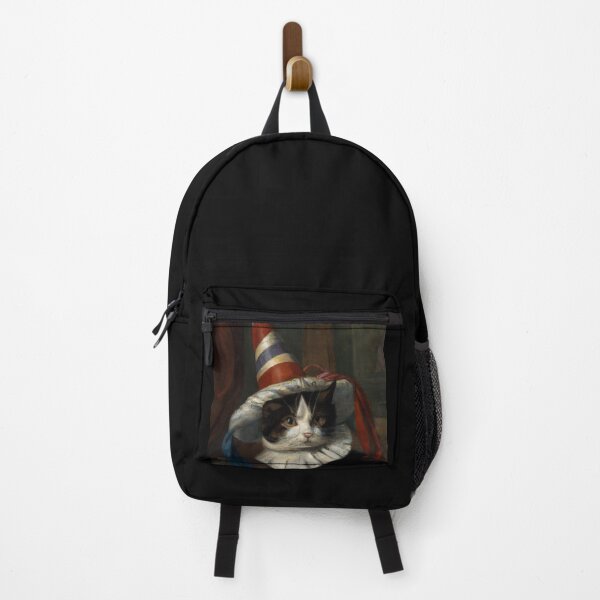 Item preview, Laurel the Cat, in fancy striped hat (Romanticism) designed and sold by thecatandkettle.