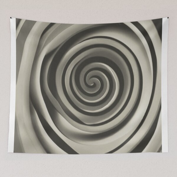 Item preview, Spiral Rhythms Art Black and White Ink Art designed and sold by iASunshine.