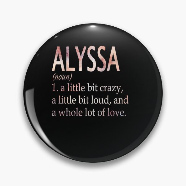 Item preview, Alyssa Girl Name Definition designed and sold by Alexmdast.