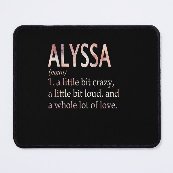 Item preview, Alyssa Girl Name Definition designed and sold by Alexmdast.