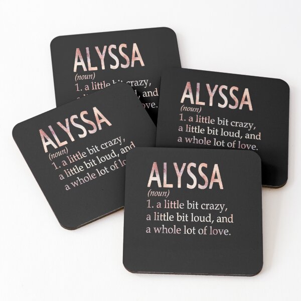Item preview, Alyssa Girl Name Definition designed and sold by Alexmdast.