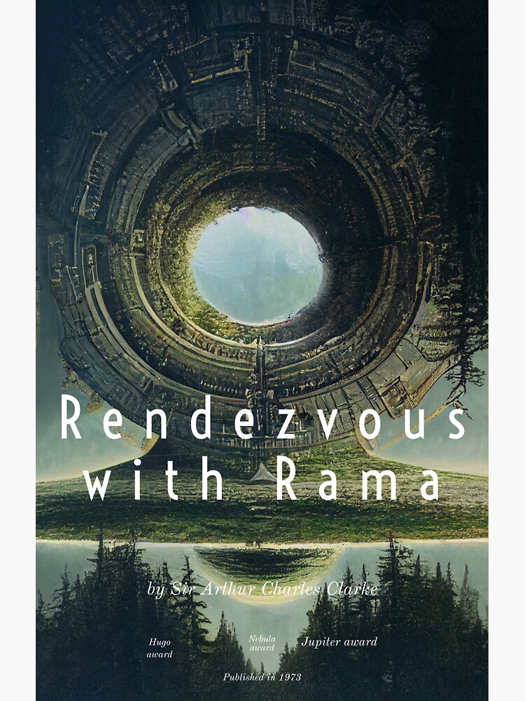 "Rendezvous with Rama poster" Sticker for Sale by apprenticebk Redbubble