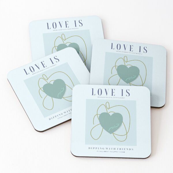Item preview, Love is Dipping with Friends. For open water wild swimming. Caroline Laursen original designed and sold by Caroline Laursen.