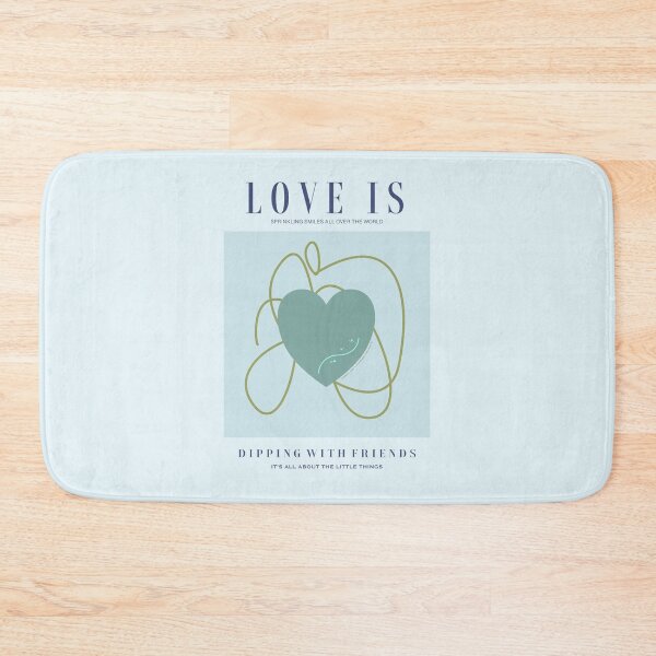 Item preview, Love is Dipping with Friends. For open water wild swimming. Caroline Laursen original designed and sold by Caroline Laursen.