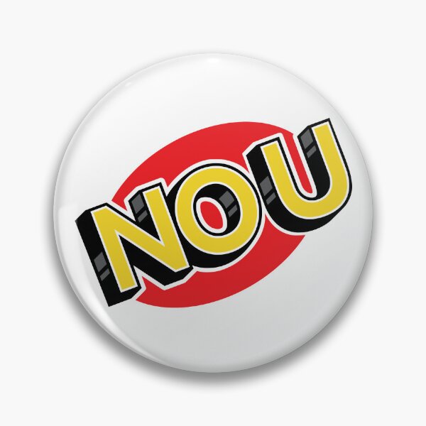 No U Uno Card Pin for Sale by Mumize