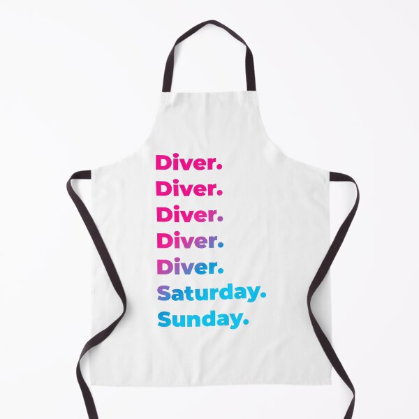 Item preview, Diver work week designed and sold by SVPOD.