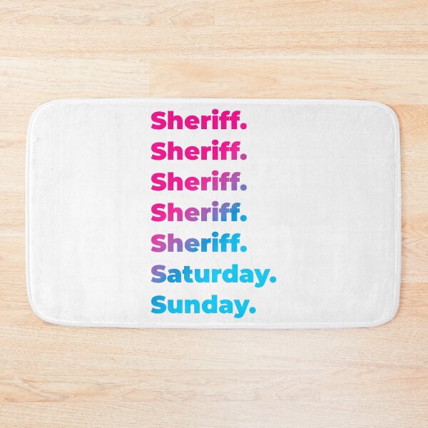 Item preview, Sheriff work week designed and sold by SVPOD.