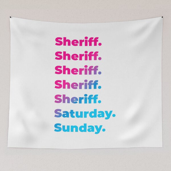 Item preview, Sheriff work week designed and sold by SVPOD.