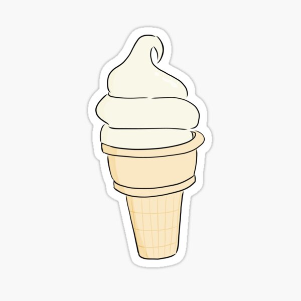 Item preview, Vanilla Ice Cream Cone designed and sold by heygurlfriend.