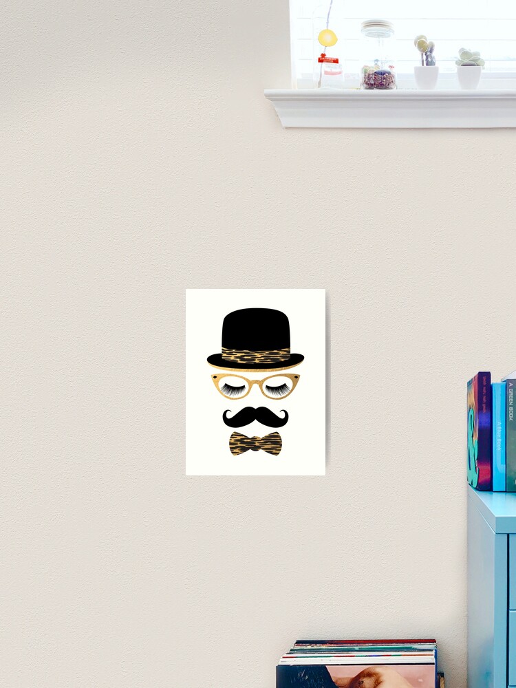 gold bowler hat