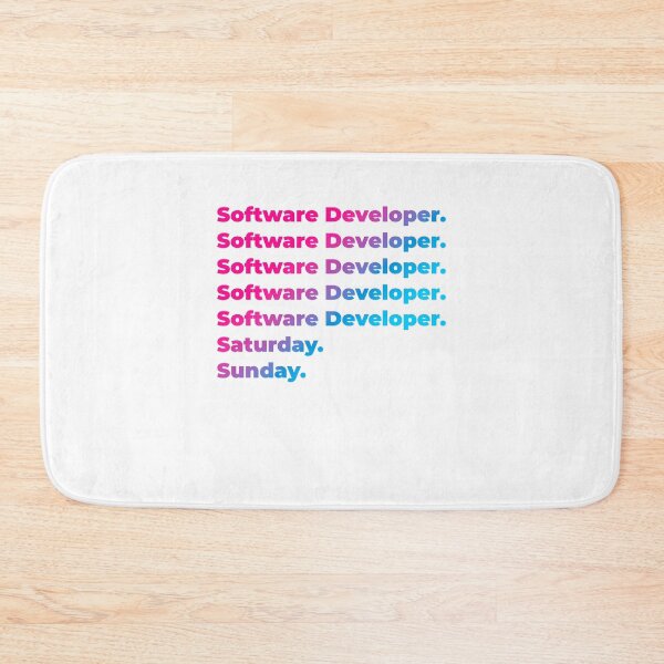 Item preview, Software Developer work week designed and sold by SVPOD.