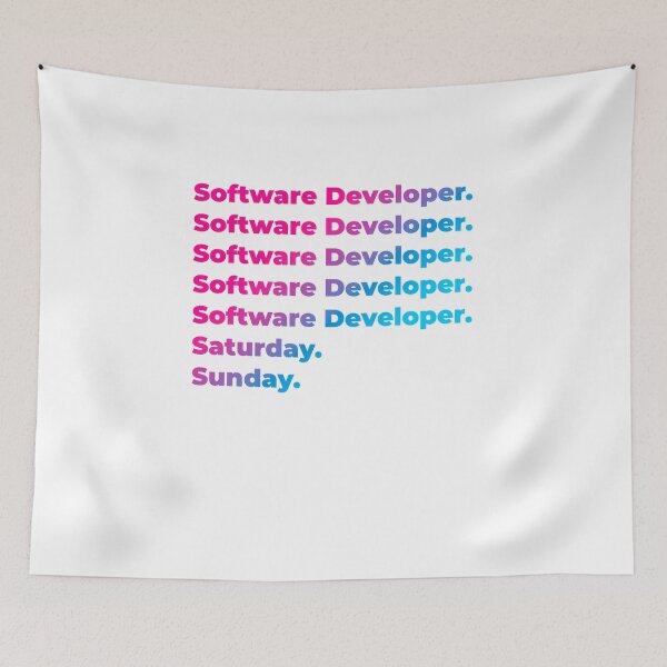Item preview, Software Developer work week designed and sold by SVPOD.