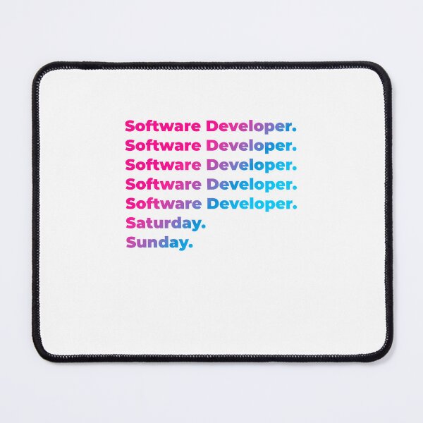 Item preview, Software Developer work week designed and sold by SVPOD.