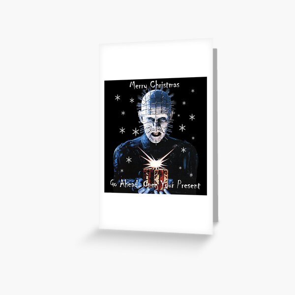 Hellraiser Christmas Greeting Card