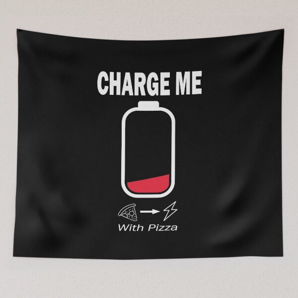 Item preview, Charge Me with Pizza designed and sold by NaoZ.