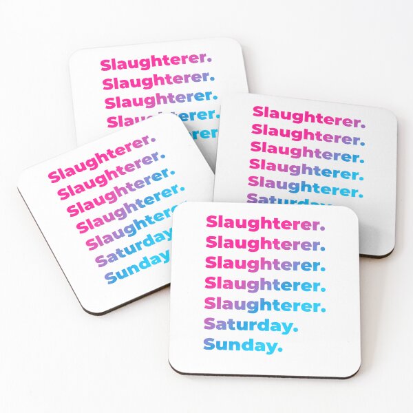 Item preview, Slaughterer work week designed and sold by SVPOD.