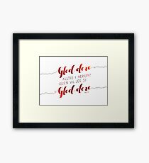 Gled dere alltid i Herren Framed Print